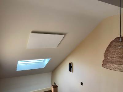 Modern infra-red heating solution providing warmth in a Kent home