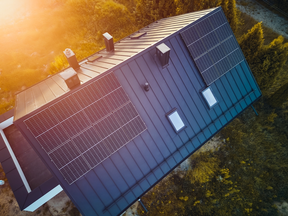 Solar PV panel installation on a Kent property by AC Electricals (UK) Ltd